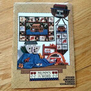 Vintage 90s Noah's Ark Wall Quilt Sewing Pattern by Debbie Mumm